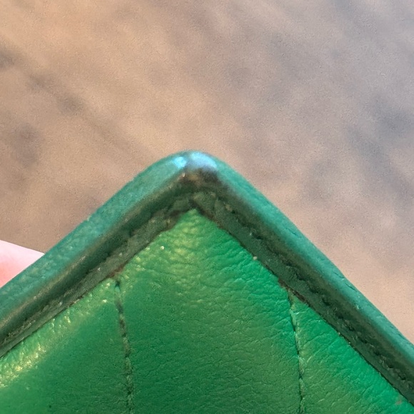 Gucci Green Leather Card Holder - Picture 5 of 10